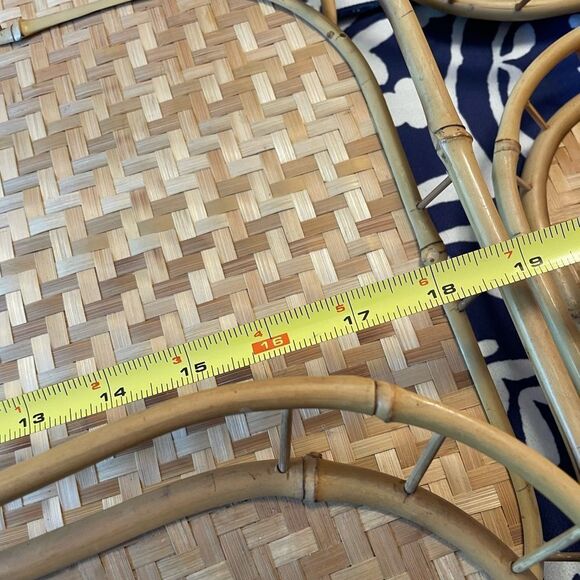 6 Rattan Trays Better Homes and Gardens Reversible Table Cloth - Picture 6 of 16